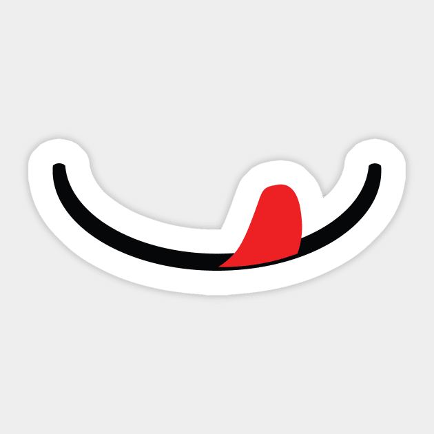 FUNNY FACE MASK Sticker by PIIZ